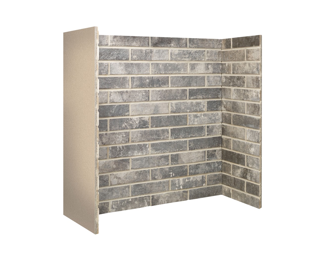 Grey Ceramic Brick Bond Chamber