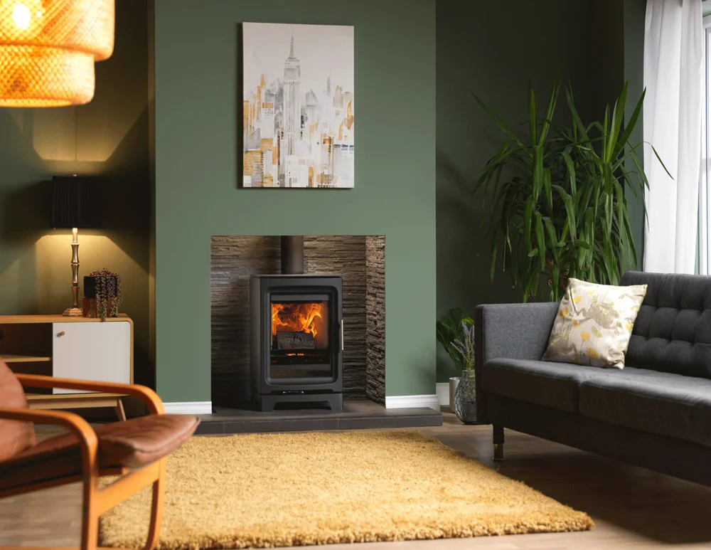 Purevision BPV5 Multifuel Stove (with active baffle system)
