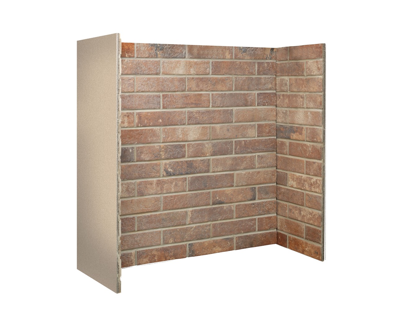 Highland Red Ceramic Brick Bond Chamber